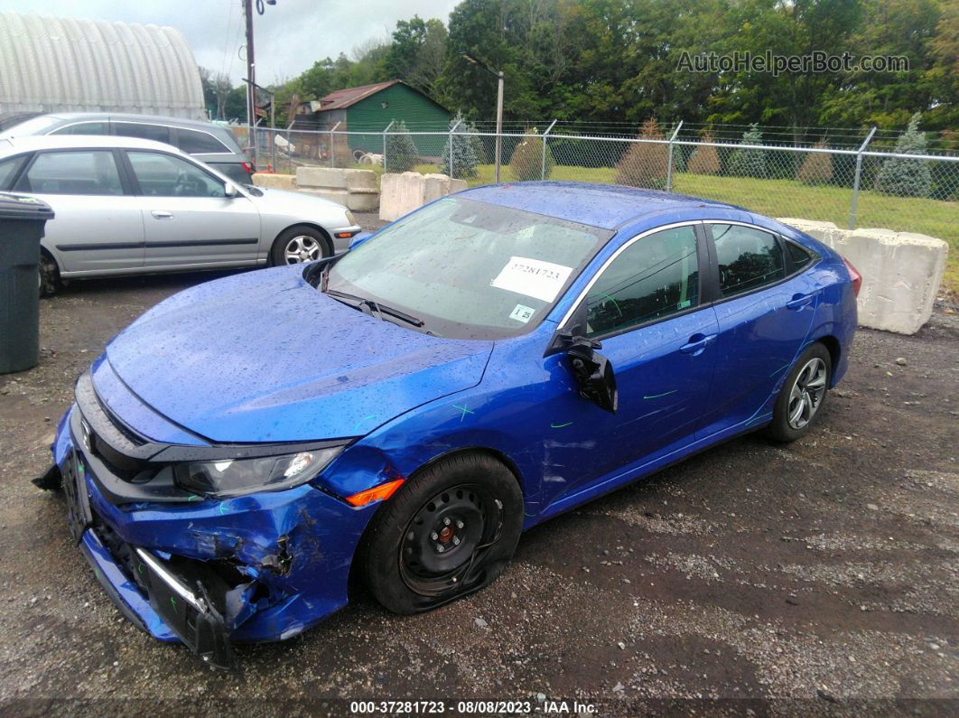 2020 Honda Civic Sedan Lx Blue vin: 2HGFC2F6XLH522533