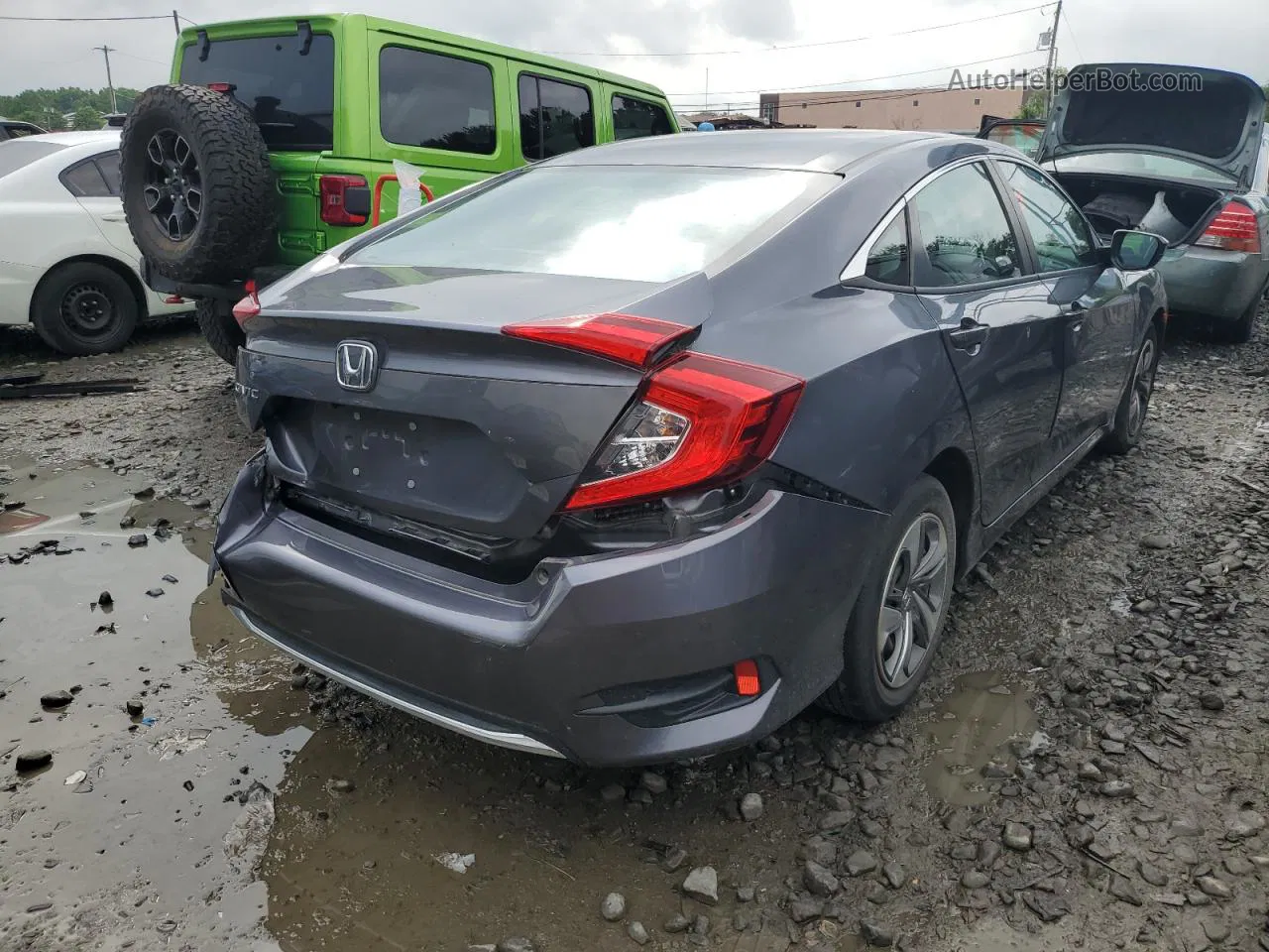 2020 Honda Civic Lx Серый vin: 2HGFC2F6XLH534438