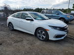 2020 Honda Civic Lx White vin: 2HGFC2F6XLH542510