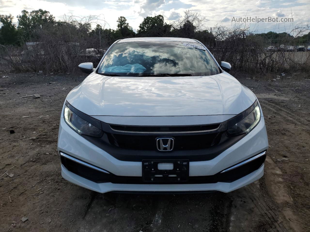 2020 Honda Civic Lx White vin: 2HGFC2F6XLH542510