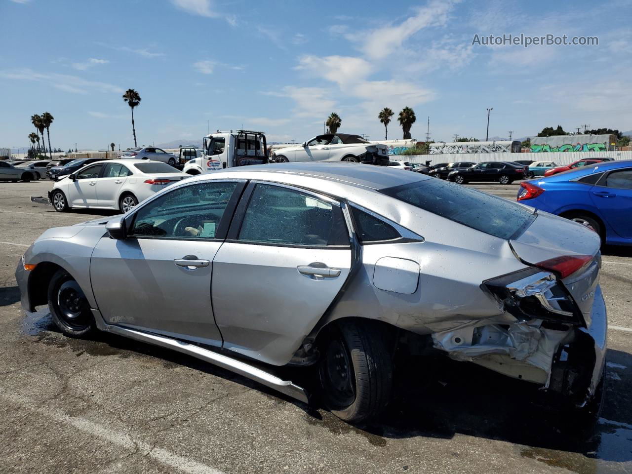 2020 Honda Civic Lx Silver vin: 2HGFC2F6XLH570873