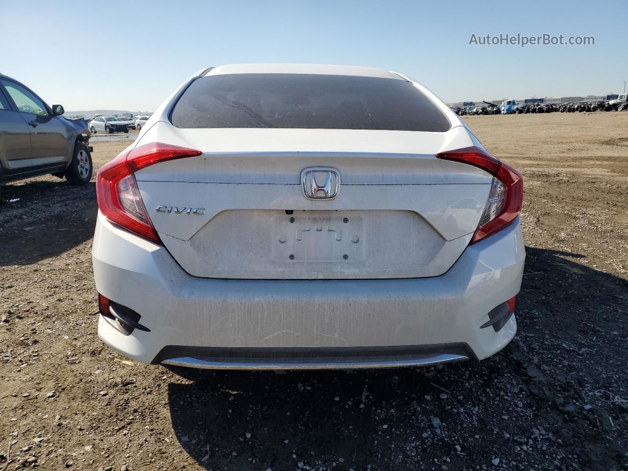 2020 Honda Civic Lx White vin: 2HGFC2F6XLH577614