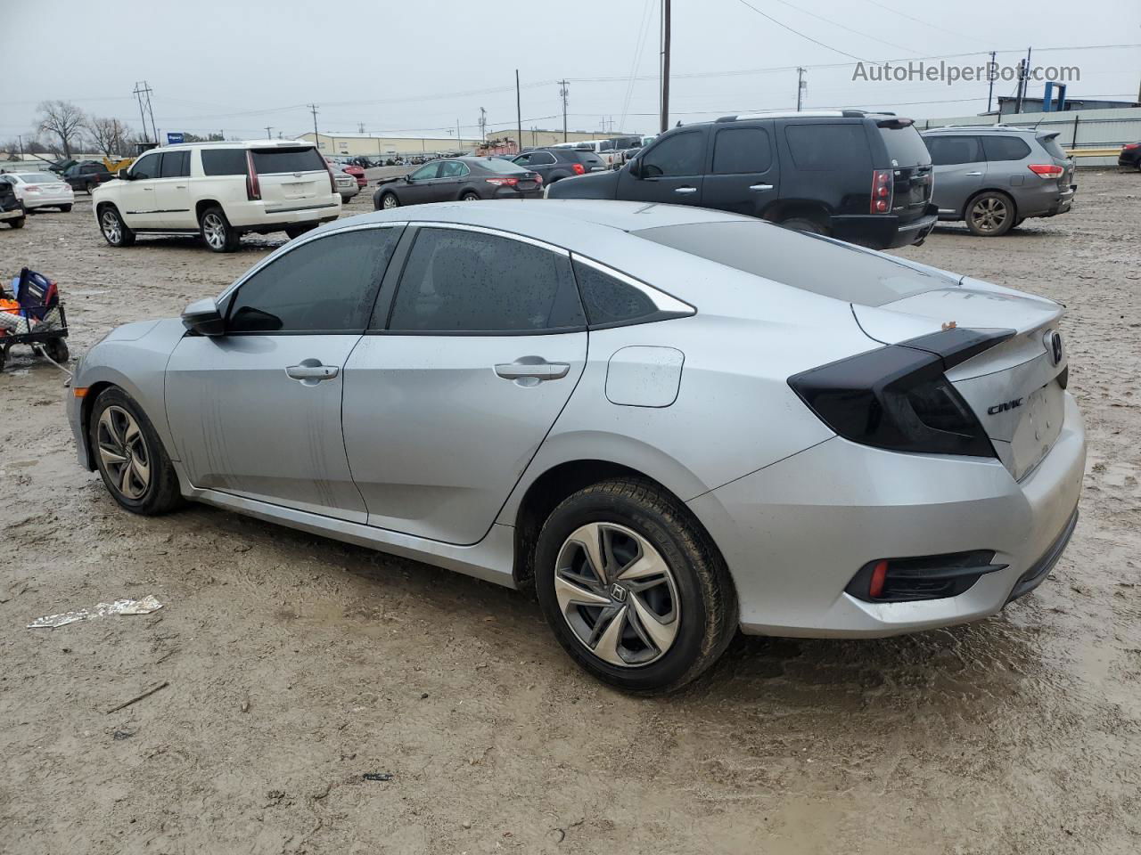 2020 Honda Civic Lx Silver vin: 2HGFC2F6XLH579881