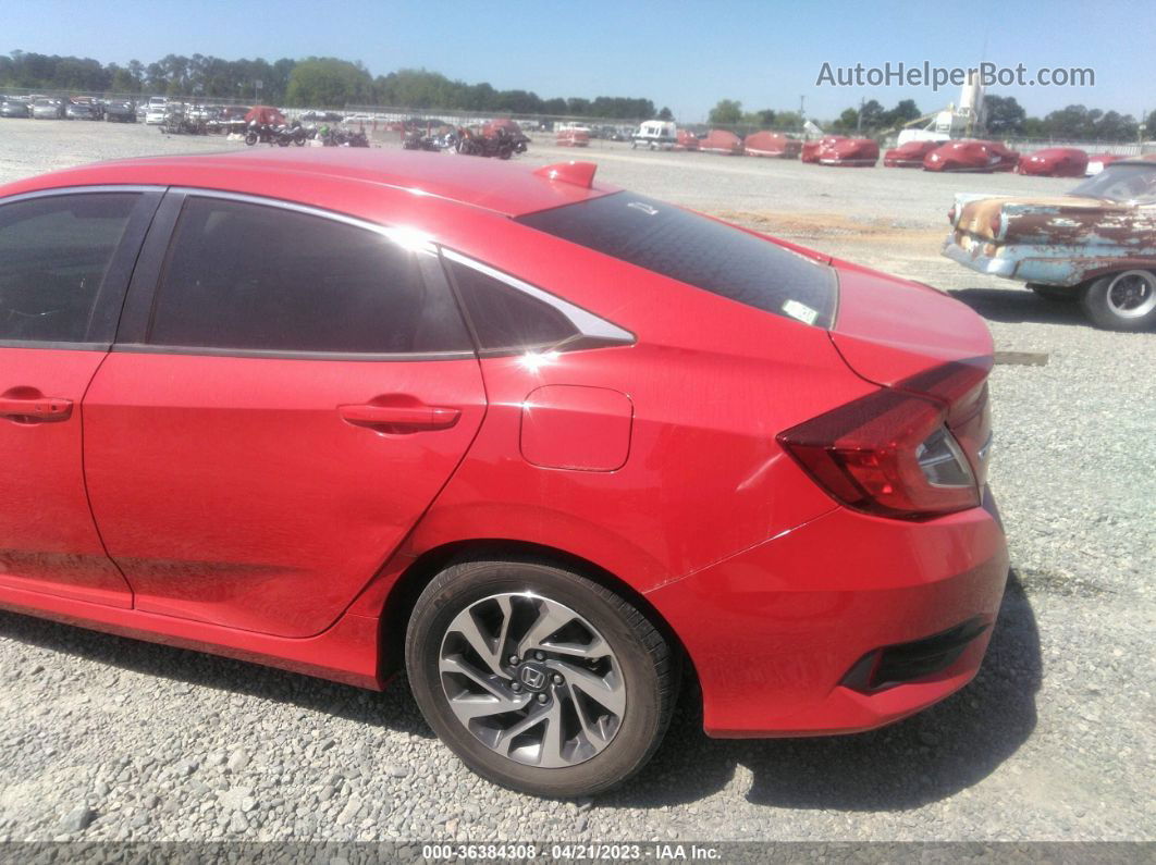 2017 Honda Civic Ex Red vin: 2HGFC2F70HH505188