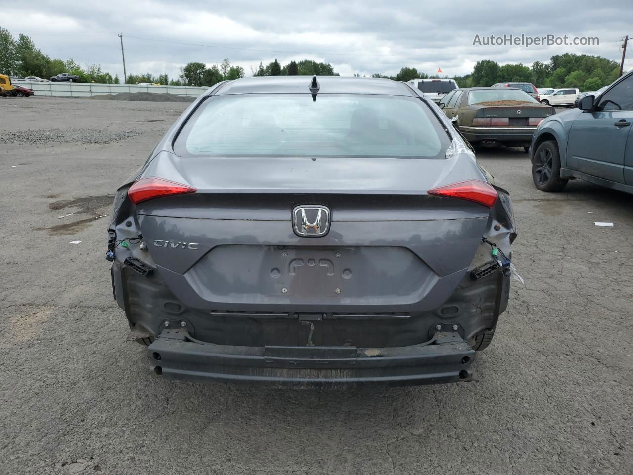 2017 Honda Civic Ex Gray vin: 2HGFC2F70HH519091