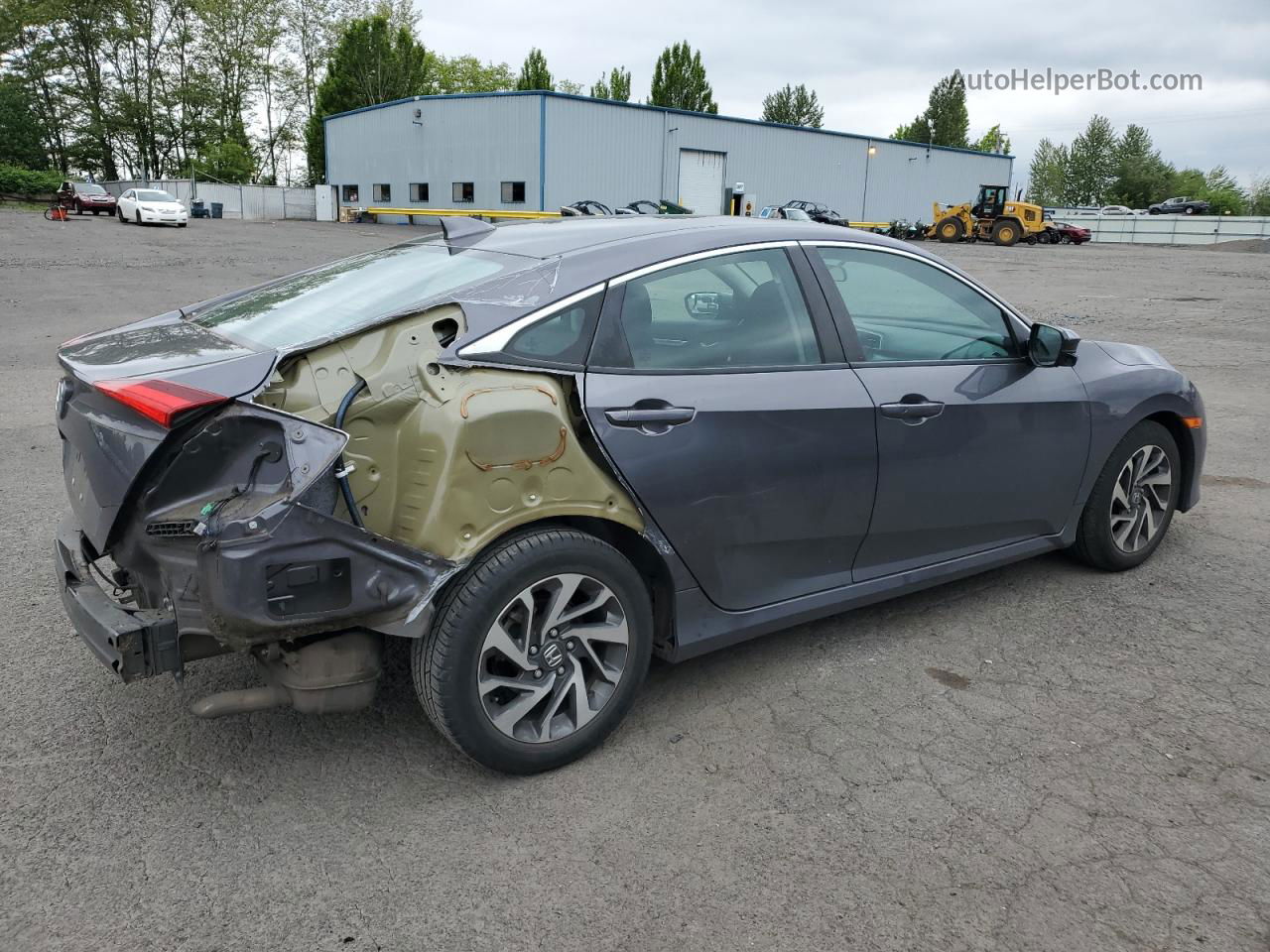 2017 Honda Civic Ex Gray vin: 2HGFC2F70HH519091