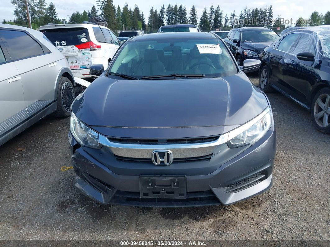 2017 Honda Civic Ex Gray vin: 2HGFC2F70HH524520