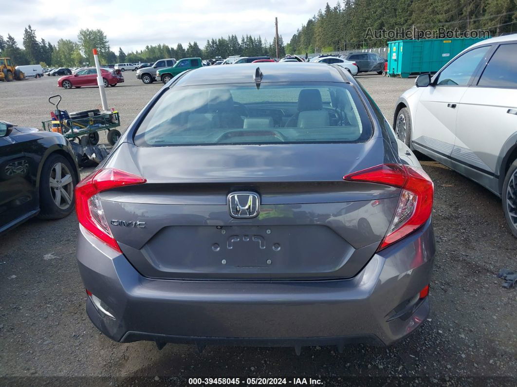 2017 Honda Civic Ex Gray vin: 2HGFC2F70HH524520