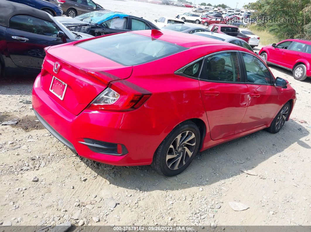 2017 Honda Civic Sedan Ex Red vin: 2HGFC2F70HH528549