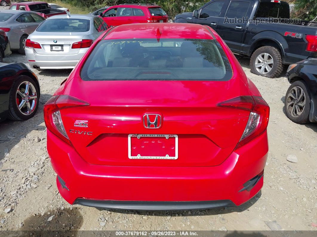 2017 Honda Civic Sedan Ex Red vin: 2HGFC2F70HH528549