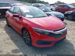 2017 Honda Civic Sedan Ex Red vin: 2HGFC2F70HH528549