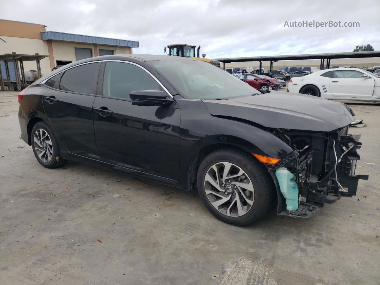 2017 Honda Civic Ex Black vin: 2HGFC2F70HH563429