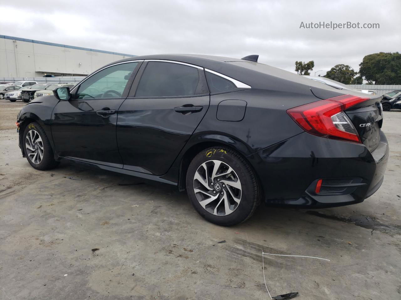 2017 Honda Civic Ex Black vin: 2HGFC2F70HH563429