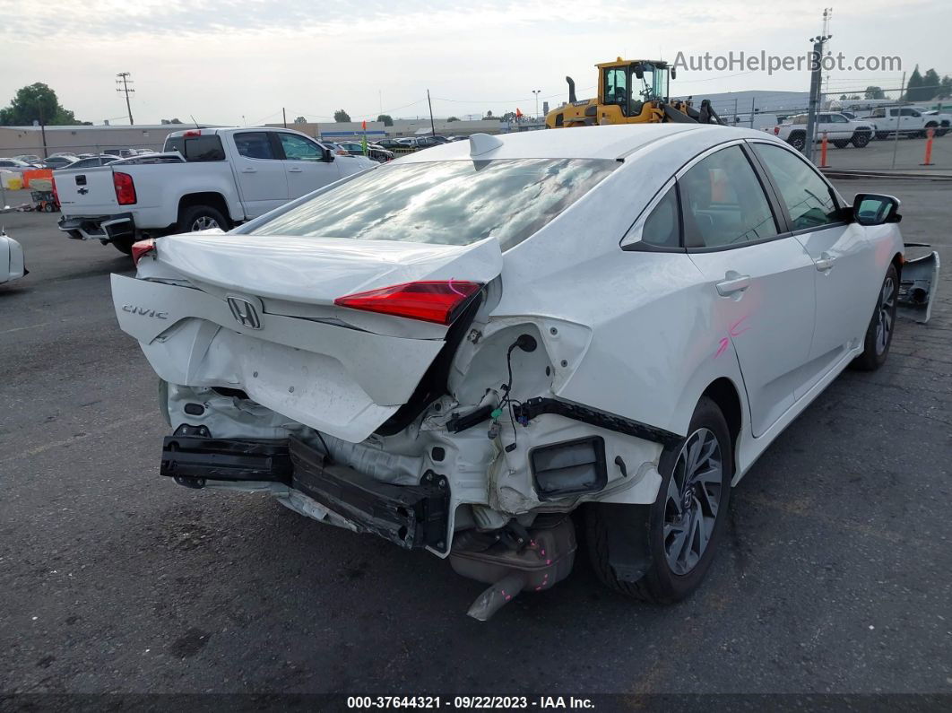 2017 Honda Civic Sedan Ex White vin: 2HGFC2F70HH577802