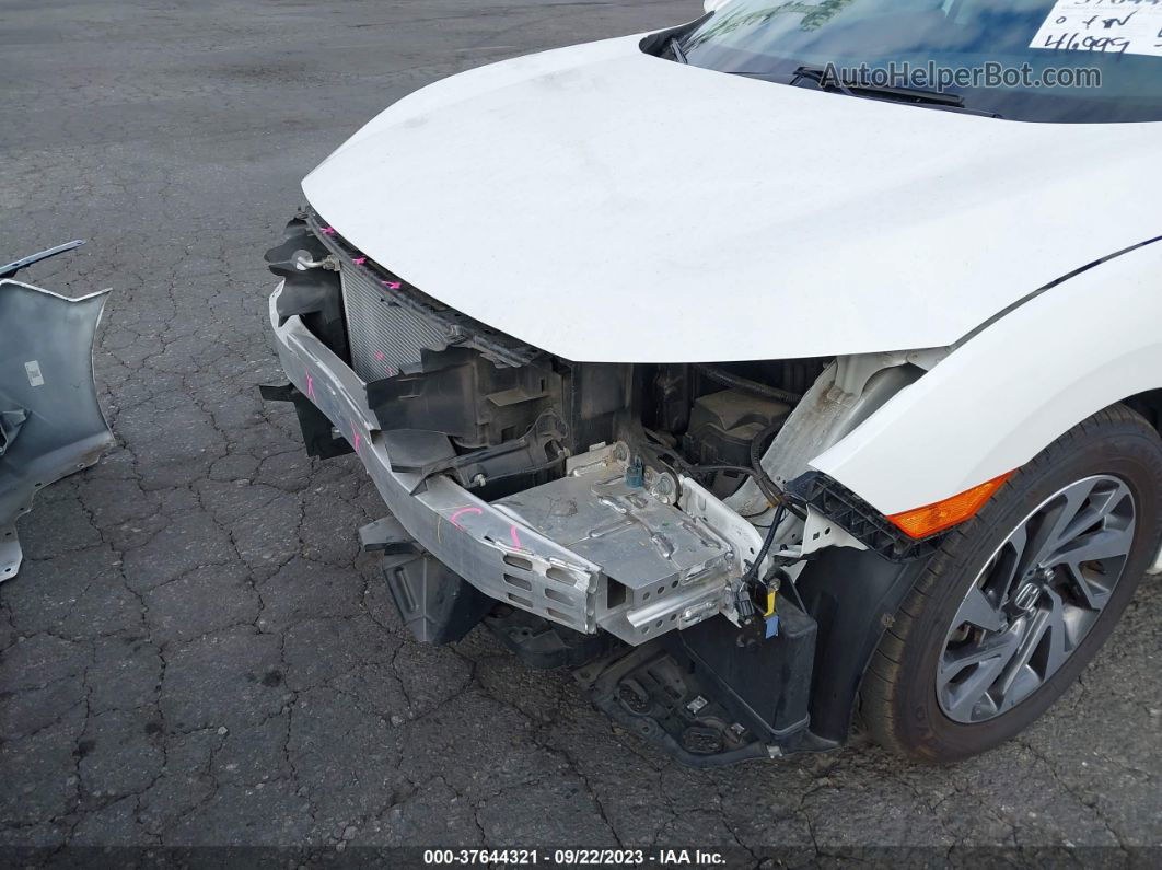 2017 Honda Civic Sedan Ex White vin: 2HGFC2F70HH577802