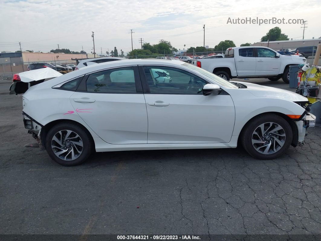 2017 Honda Civic Sedan Ex White vin: 2HGFC2F70HH577802