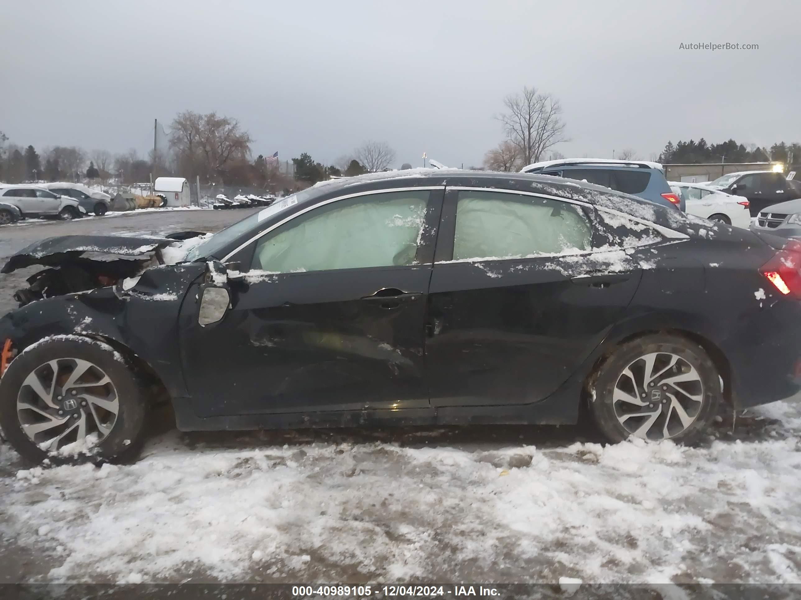 2016 Honda Civic Ex Black vin: 2HGFC2F71GH521530