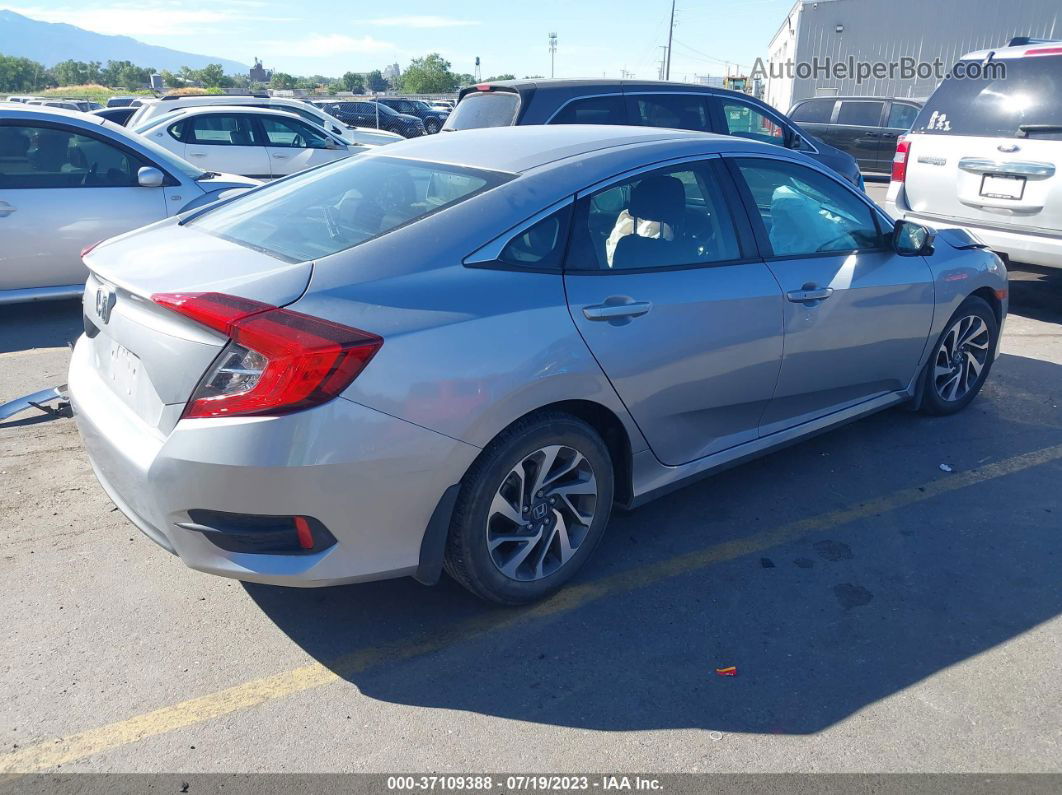 2016 Honda Civic Sedan Ex Silver vin: 2HGFC2F71GH547125