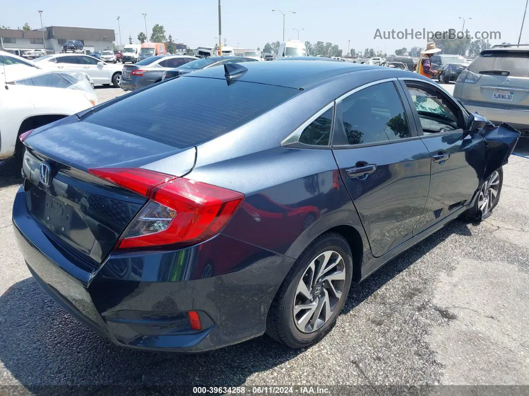 2017 Honda Civic Ex Серый vin: 2HGFC2F71HH506284