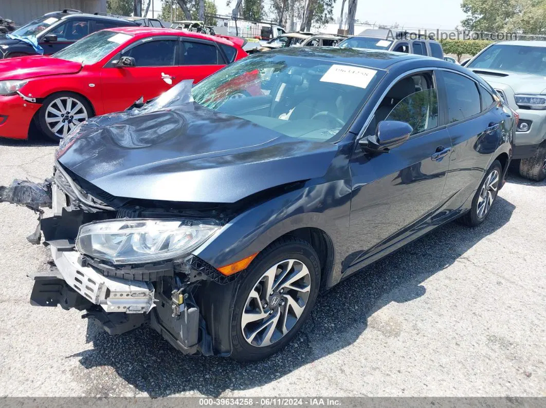 2017 Honda Civic Ex Gray vin: 2HGFC2F71HH506284