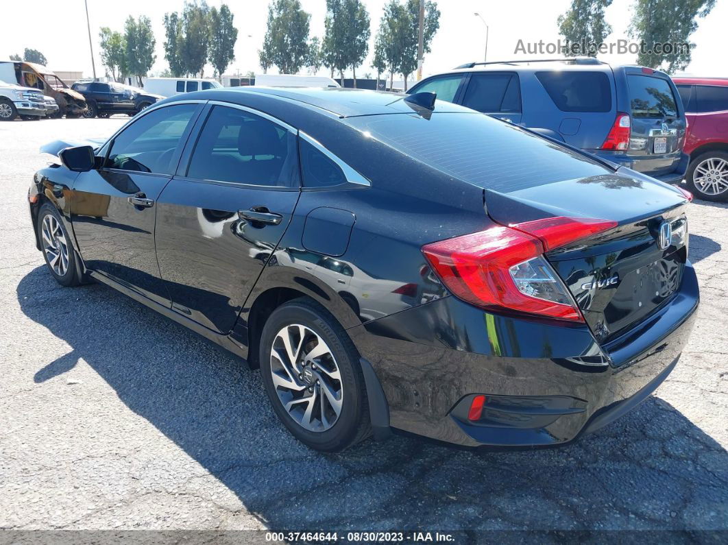 2017 Honda Civic Sedan Ex Black vin: 2HGFC2F71HH551046