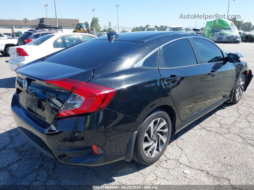 2017 Honda Civic Sedan Ex Black vin: 2HGFC2F71HH551046