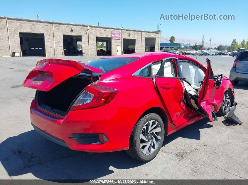 2016 Honda Civic Ex Red vin: 2HGFC2F72GH513730