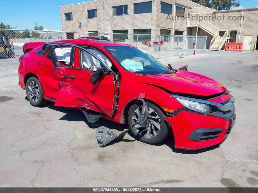 2016 Honda Civic Ex Red vin: 2HGFC2F72GH513730