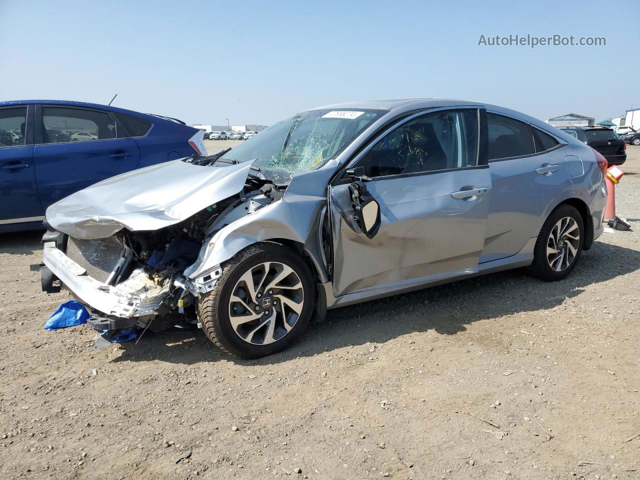 2016 Honda Civic Ex Silver vin: 2HGFC2F72GH561180