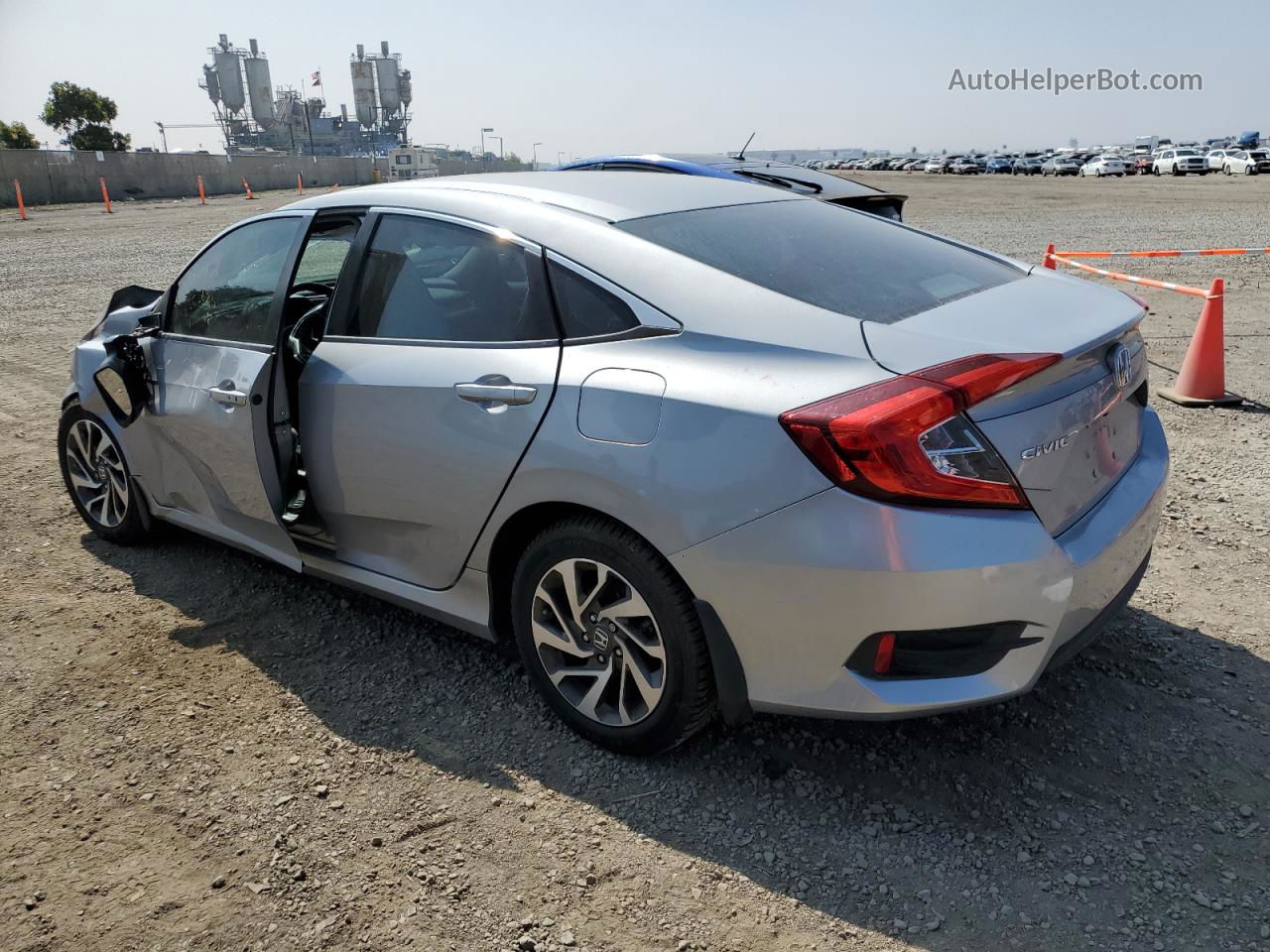 2016 Honda Civic Ex Серебряный vin: 2HGFC2F72GH561180