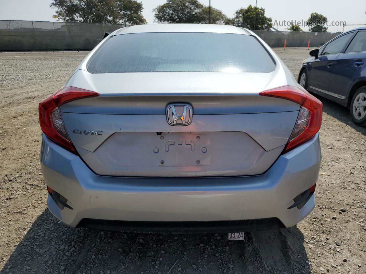 2016 Honda Civic Ex Silver vin: 2HGFC2F72GH561180