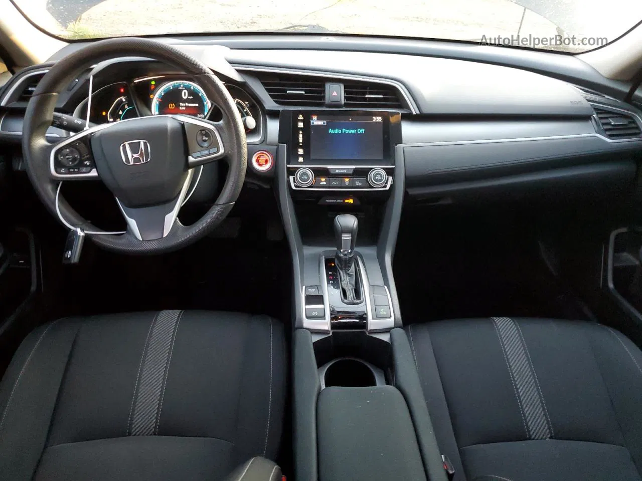 2016 Honda Civic Ex Черный vin: 2HGFC2F72GH573636