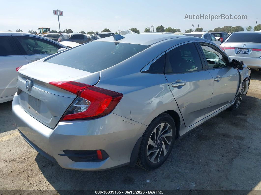 2017 Honda Civic Sedan Ex Silver vin: 2HGFC2F72HH527838