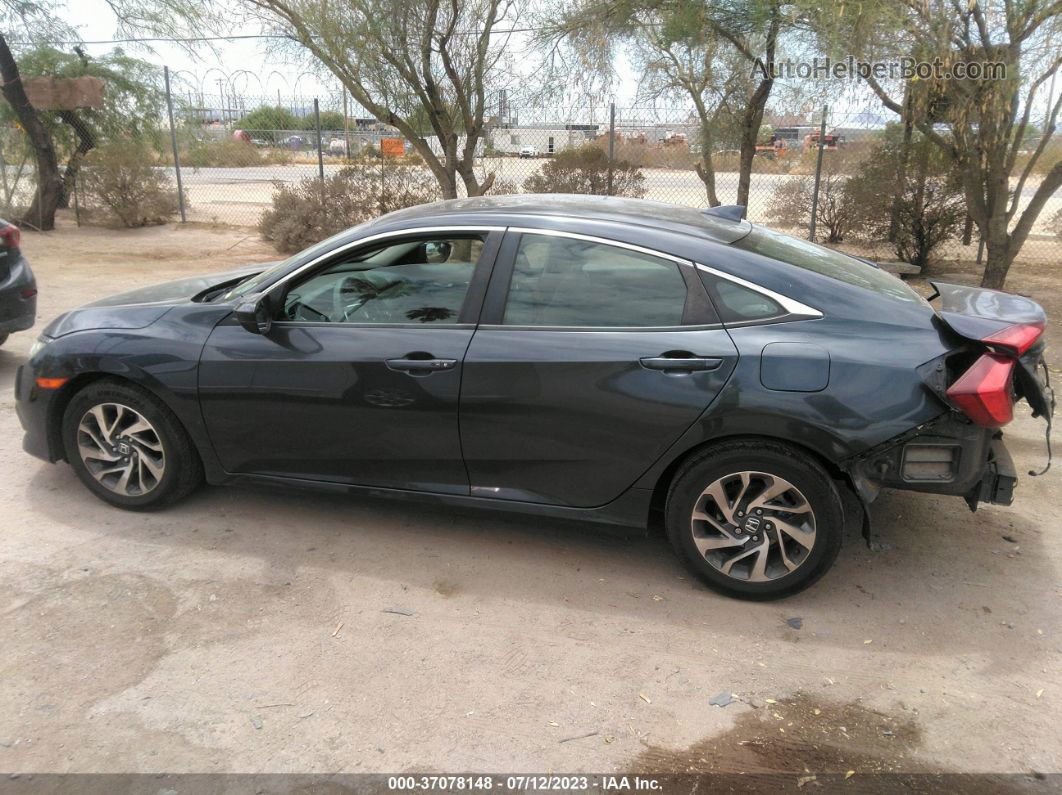 2017 Honda Civic Sedan Ex Gray vin: 2HGFC2F72HH541318