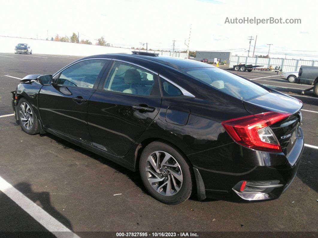 2016 Honda Civic Ex Black vin: 2HGFC2F73GH522307