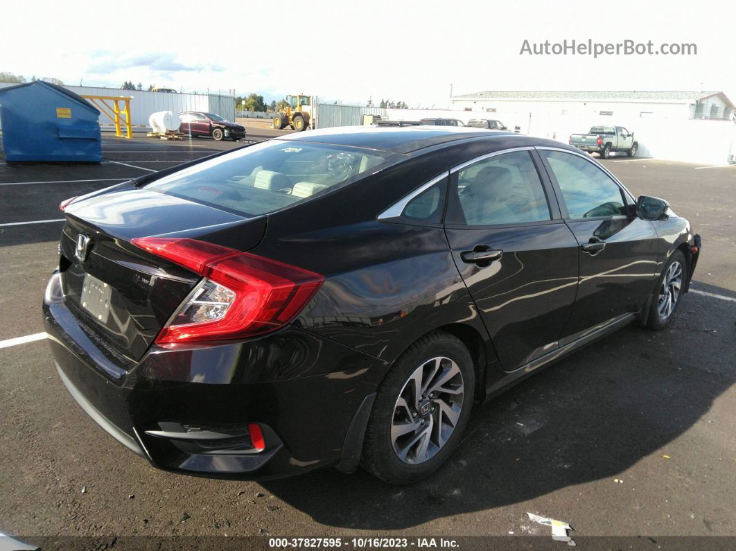 2016 Honda Civic Ex Black vin: 2HGFC2F73GH522307