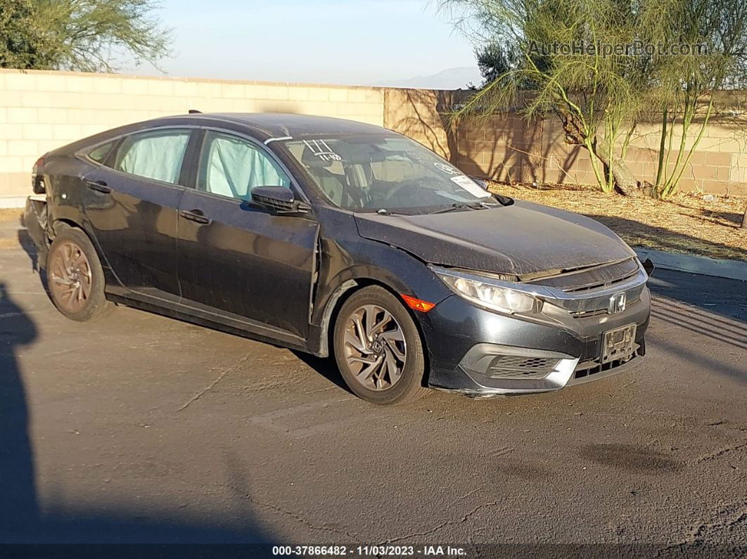 2017 Honda Civic Sedan Ex Gray vin: 2HGFC2F73HH506268