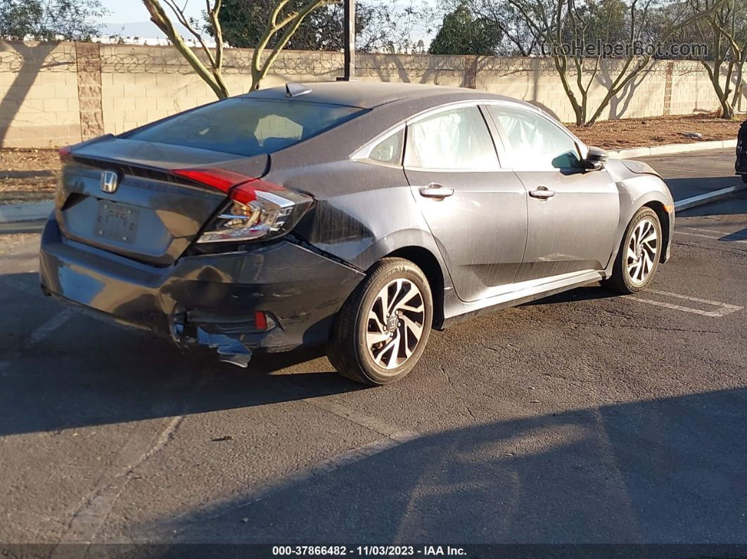 2017 Honda Civic Sedan Ex Gray vin: 2HGFC2F73HH506268