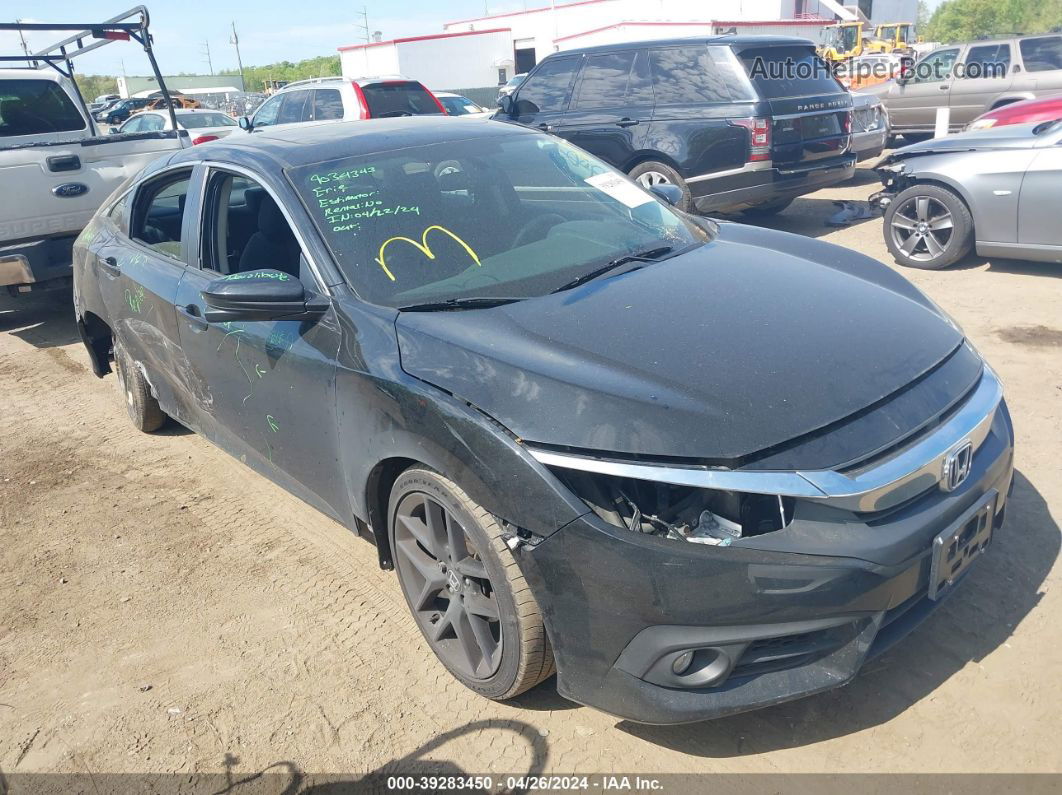 2017 Honda Civic Ex Black vin: 2HGFC2F73HH541845