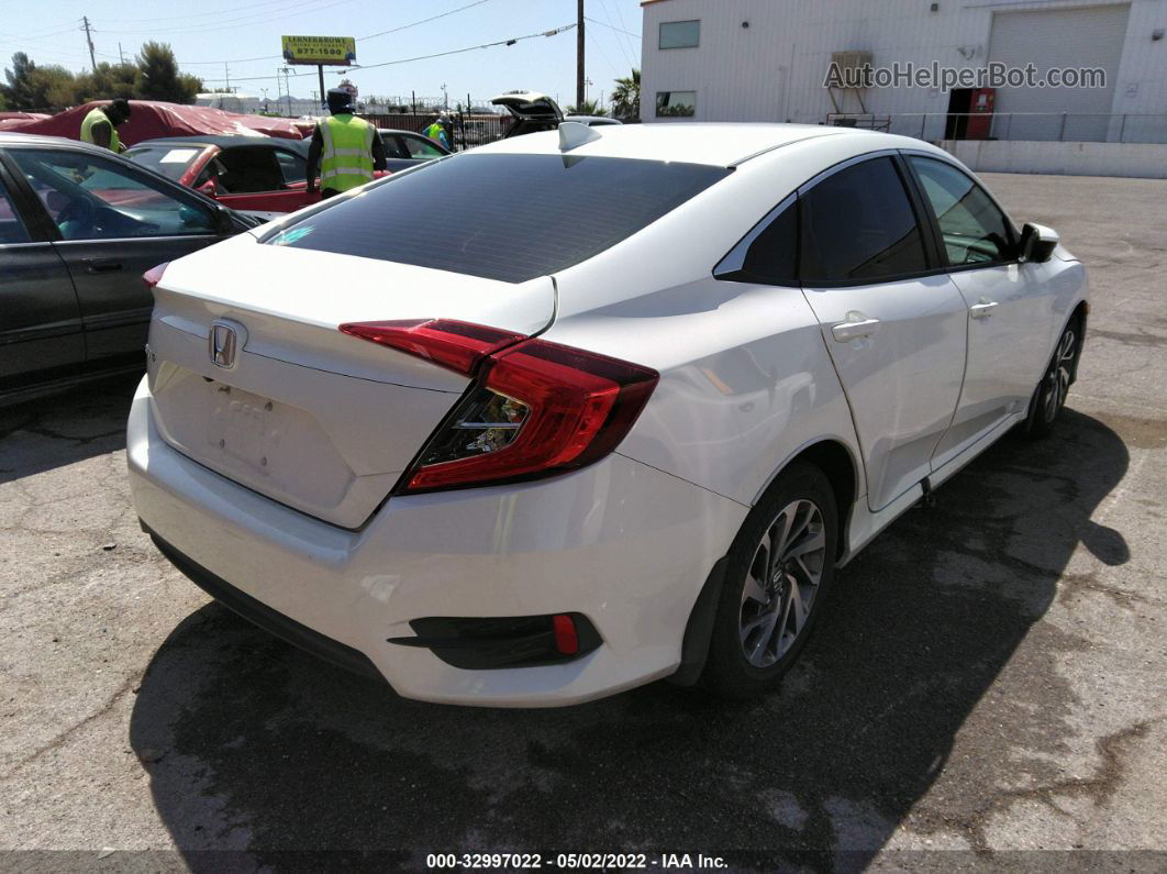 2017 Honda Civic Ex White vin: 2HGFC2F74HH566009