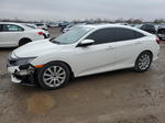 2019 Honda Civic Ex White vin: 2HGFC2F74KH013321