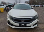 2019 Honda Civic Ex White vin: 2HGFC2F74KH013321