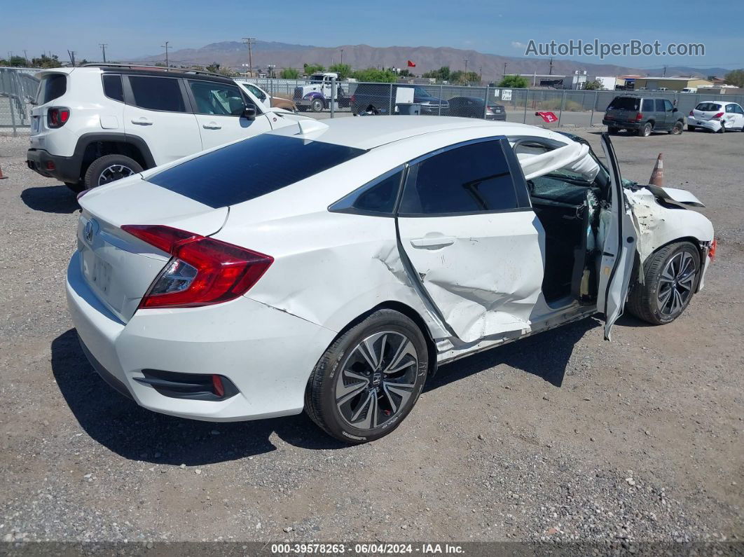 2017 Honda Civic Ex White vin: 2HGFC2F75HH500570