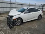 2017 Honda Civic Ex White vin: 2HGFC2F75HH563622