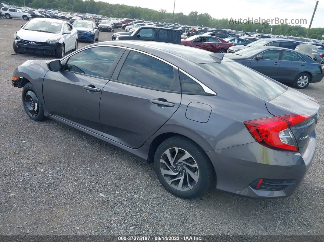 2017 Honda Civic Sedan Ex Gray vin: 2HGFC2F75HH564480