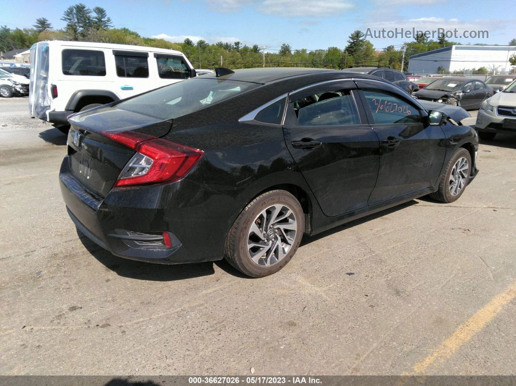 2017 Honda Civic Sedan Ex Black vin: 2HGFC2F76HH537059