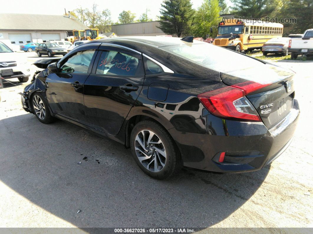 2017 Honda Civic Sedan Ex Black vin: 2HGFC2F76HH537059