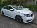 2019 Honda Civic Ex White vin: 2HGFC2F76KH030122