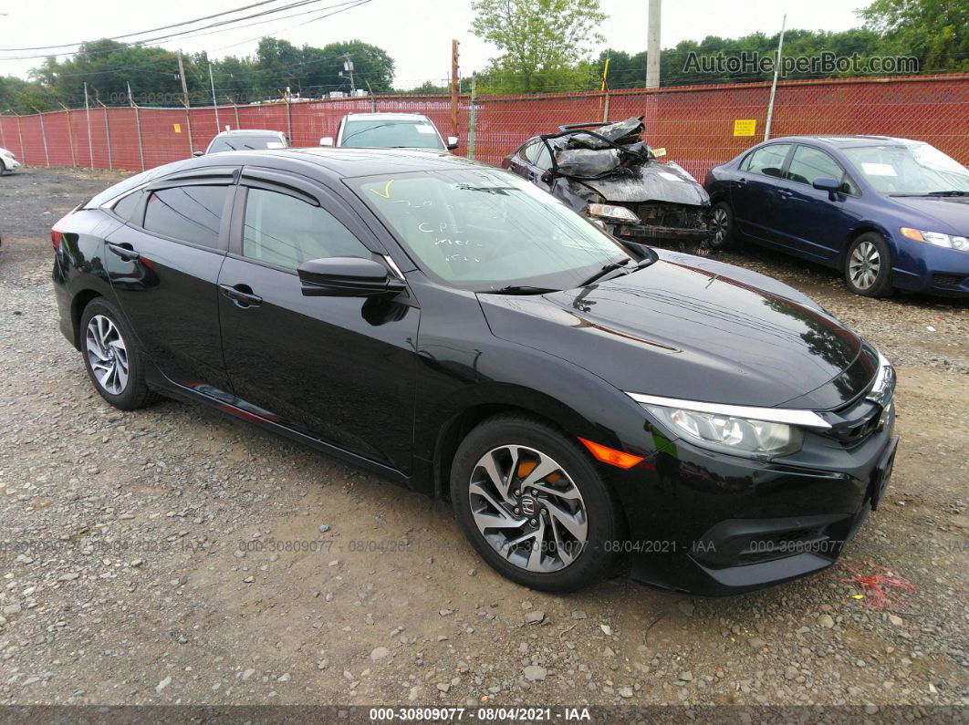 2016 Honda Civic Sedan Ex Черный vin: 2HGFC2F77GH522441