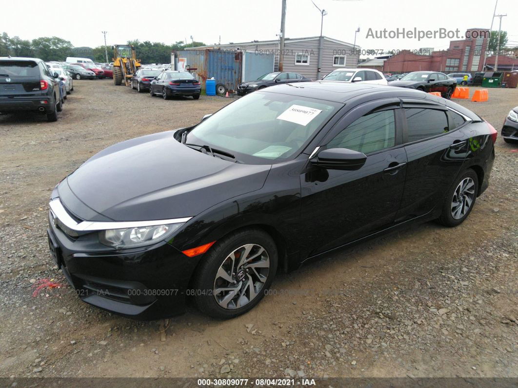 2016 Honda Civic Sedan Ex Черный vin: 2HGFC2F77GH522441